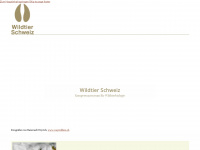 wildtier.ch Webseite Vorschau