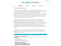 cogitofoundation.ch Webseite Vorschau