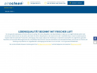 airoclean.ch Webseite Vorschau