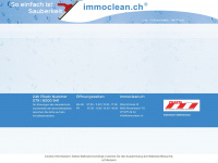 immoclean.ch Webseite Vorschau