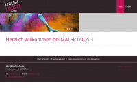 maler-loosli.ch Webseite Vorschau