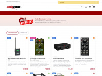 audiosource.ch Webseite Vorschau
