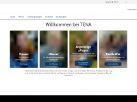 tena.ch Webseite Vorschau