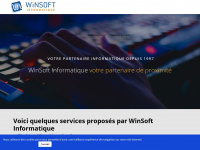 winsoftinformatique.ch Webseite Vorschau