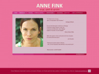 annefink.com Webseite Vorschau