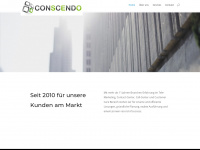 conscendo.de Webseite Vorschau