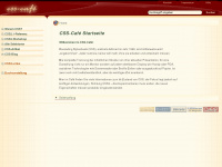 css-cafe.de Webseite Vorschau