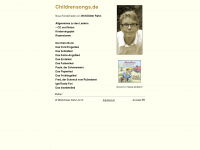 childrensongs.de Webseite Vorschau