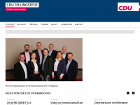 cdu-tellingstedt.de Webseite Vorschau