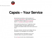 capsis.de Webseite Vorschau