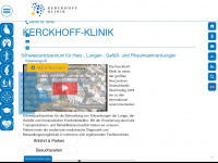 kerckhoff-klinik.de Webseite Vorschau
