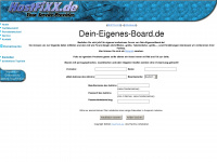 dein-eigenes-board.de Webseite Vorschau