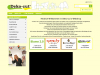 deko-cut.de Webseite Vorschau