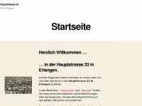hauptstrasse33.de Webseite Vorschau