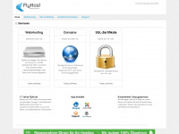 flyhost.de Webseite Vorschau