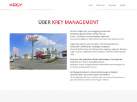 krey-management.de Webseite Vorschau
