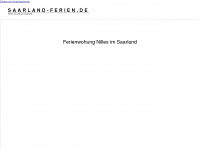 saarland-ferien.de Webseite Vorschau