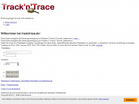 trackntrace.de Webseite Vorschau
