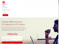 arbeitsmarkt-franken.de Webseite Vorschau