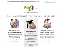 veggie.de Webseite Vorschau