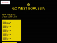 go-west-borussia.de Webseite Vorschau