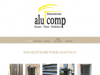alucomp.de Webseite Vorschau