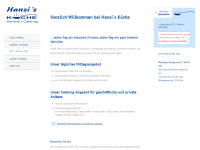 hansiskueche.de Webseite Vorschau