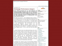 homepage-performance.de Webseite Vorschau