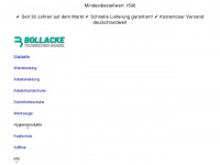 bollacke.de Webseite Vorschau