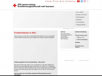 drk-kliniken-saar.de Webseite Vorschau
