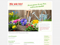 nwh-pflanzenmarkt.de Webseite Vorschau