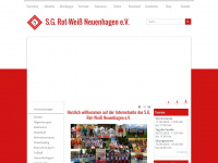 sg-rot-weiss-neuenhagen.de Webseite Vorschau