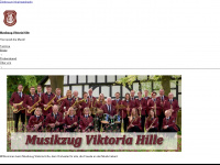 musikzug-hille.de Webseite Vorschau