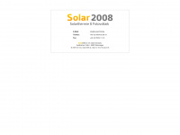 solar2008.de Webseite Vorschau