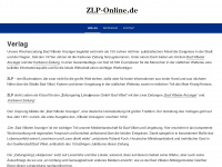 zlp-online.de Webseite Vorschau
