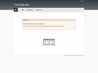 nixhelp.de Webseite Vorschau
