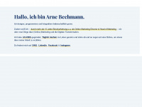 arnebechmann.de Webseite Vorschau