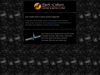 dark-culture.de Webseite Vorschau