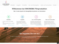 sin-cinema.de Webseite Vorschau