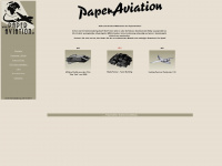 paperaviation.de Webseite Vorschau