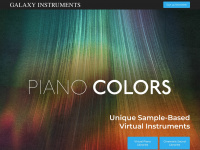 galaxy-instruments.com Webseite Vorschau