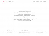 cleversolutions.cz Webseite Vorschau