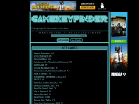 gamekeyfinder.de Webseite Vorschau