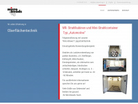 microbeads-ag.ch Webseite Vorschau