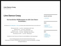 linedancecrazy.de Webseite Vorschau