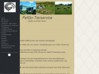 petgo-tierservice.de Webseite Vorschau