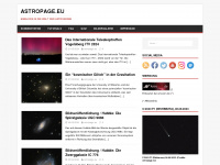 astropage.eu Webseite Vorschau