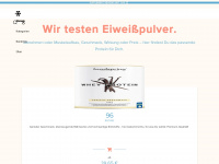eiweisspulver-test.com Webseite Vorschau