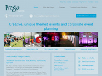 pregoevents.com Webseite Vorschau