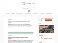 lavoce.info Webseite Vorschau